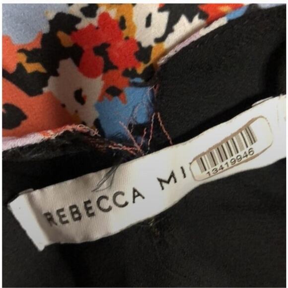 Rebecca Minkoff Sorcha Dress Floral Print Multicolor Size Large - Picture 11 of 13
